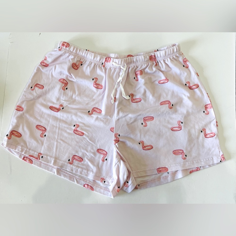 Flamingo Print P.J Shorts